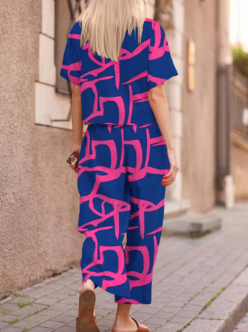 Purple Pants Suit