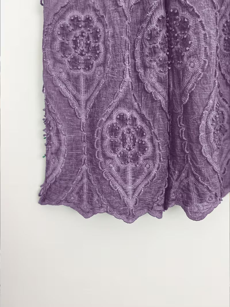 Two-Piece Set Featuring a Vintage Gentle Style with a Delicate Single-Breasted V-Neck Long-Sleeve Cardigan Shirt And Matching Elastic Waist Draped Pants